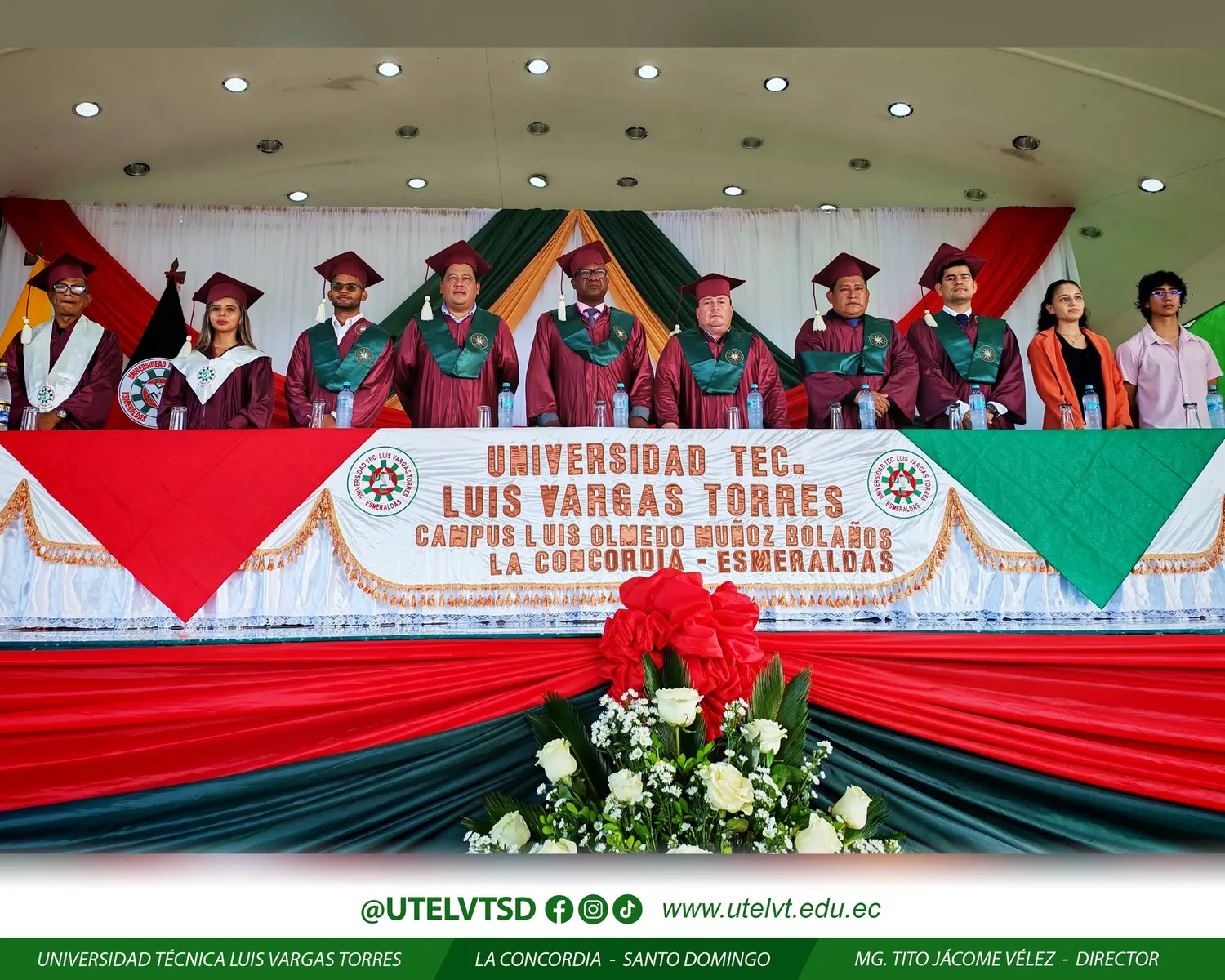 Ceremonia académica de la UTLVTE La Concordia